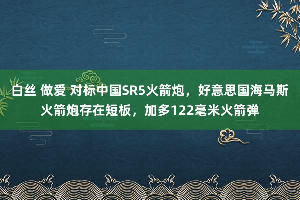 白丝 做爱 对标中国SR5火箭炮，好意思国海马斯火箭炮存在短板，加多122毫米火箭弹