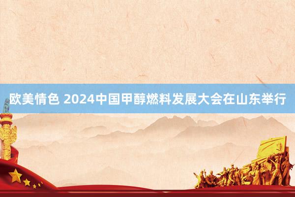 欧美情色 2024中国甲醇燃料发展大会在山东举行