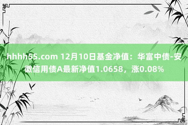 hhhh55.com 12月10日基金净值：华富中债-安徽信用债A最新净值1.0658，涨0.08%