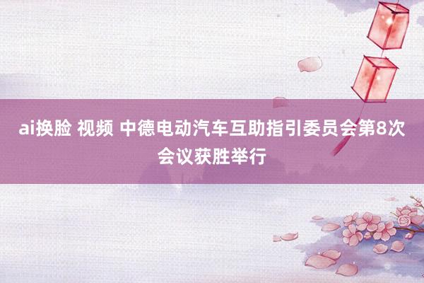 ai换脸 视频 中德电动汽车互助指引委员会第8次会议获胜举行